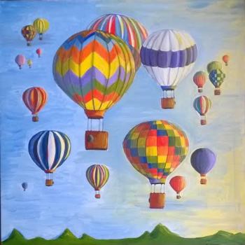 Quadro Mongolfiere